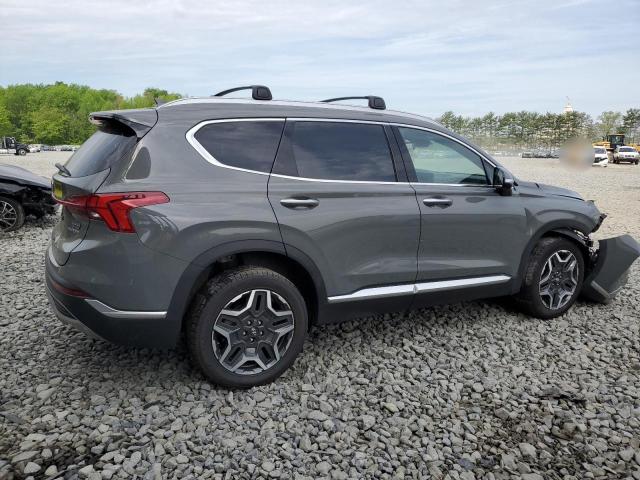 HYUNDAI SANTA FE S 2023 gray  hybrid engine 5NMS3DA14PH020180 photo #4