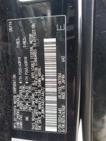 2016 LEXUS GX 460 - JTJBM7FX4G5144672
