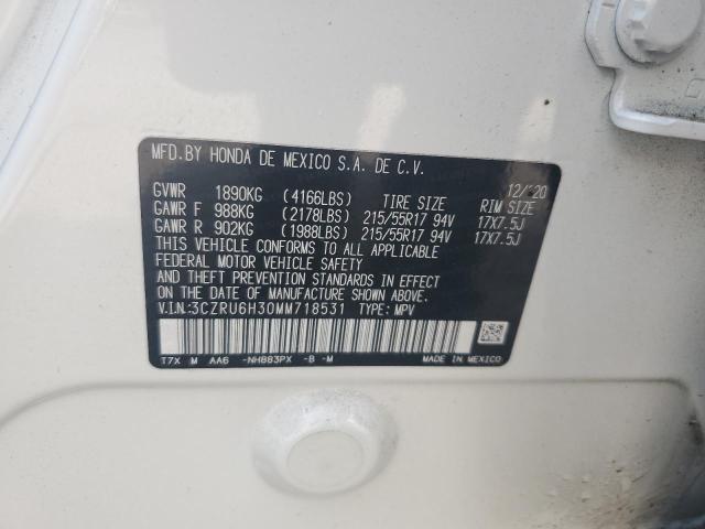 2021 HONDA HR-V LX - 3CZRU6H30MM718531