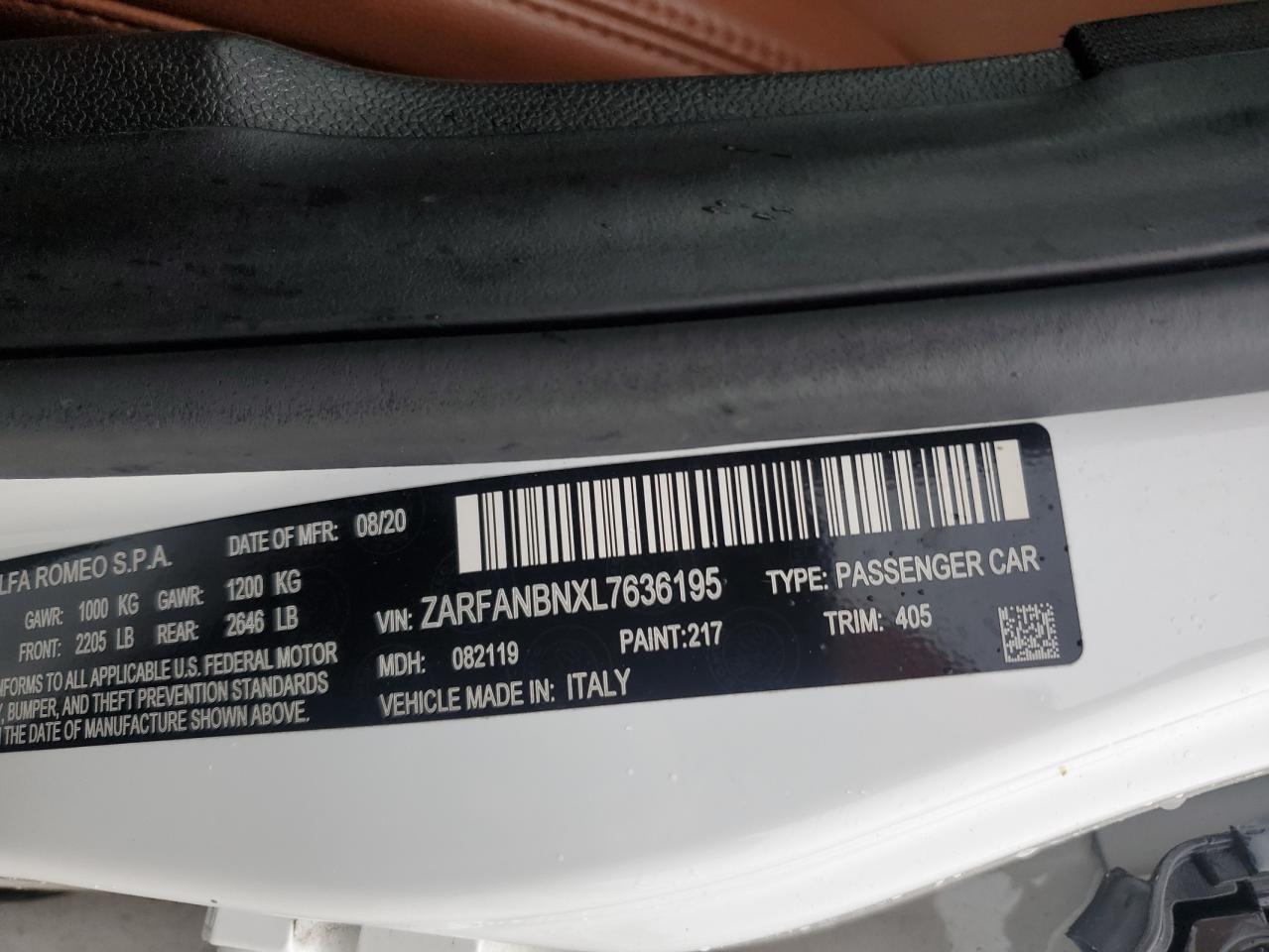 ALFA ROMEO GIULIA TI