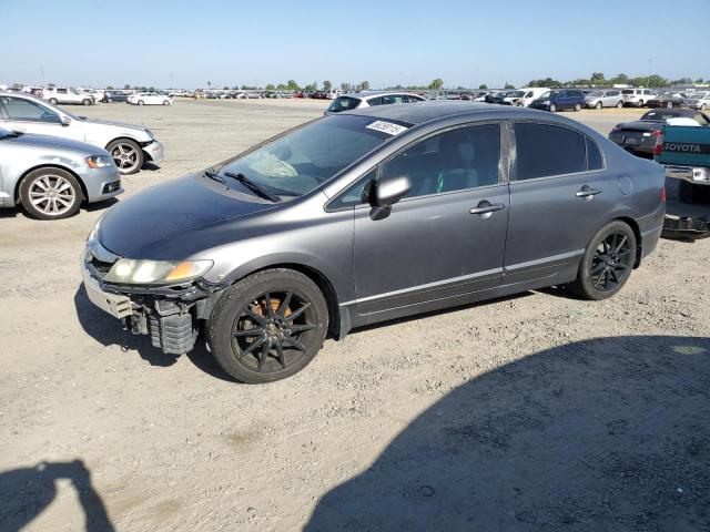 HONDA CIVIC LX 2009 gray  gas 2HGFA16509H337438 photo #1