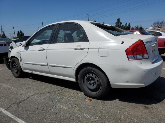 KIA SPECTRA EX 2009 white  gas KNAFE222495667298 photo #3