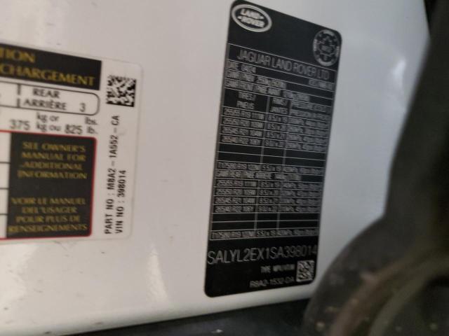 2025 LAND ROVER RANGE ROVER VELAR DYNAMIC SE SALYL2EX1SA398014