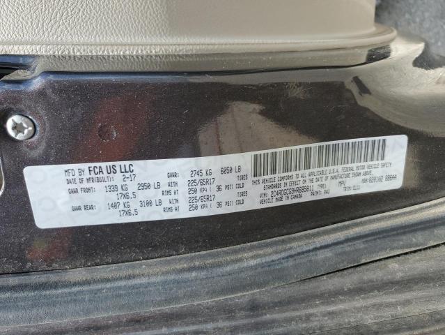 2017 DODGE GRAND CARA - 2C4RDGCG9HR685811