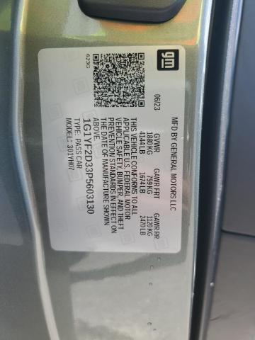 2023 CHEVROLET CORVETTE Z - 1G1YF2D33P5603130