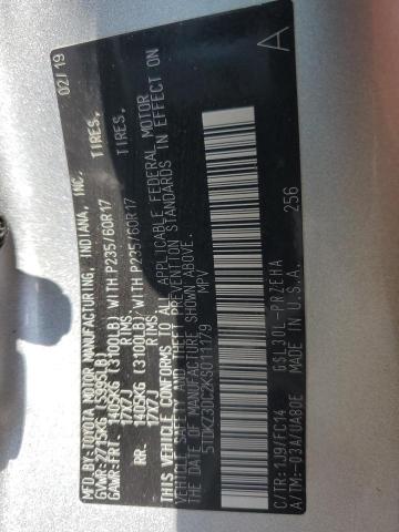 2019 TOYOTA SIENNA LE - 5TDKZ3DC2KS011179
