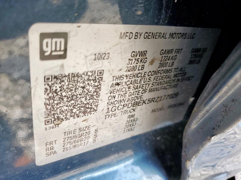2024 CHEVROLET SILVERADO - 1GCPDBEK5RZ177029