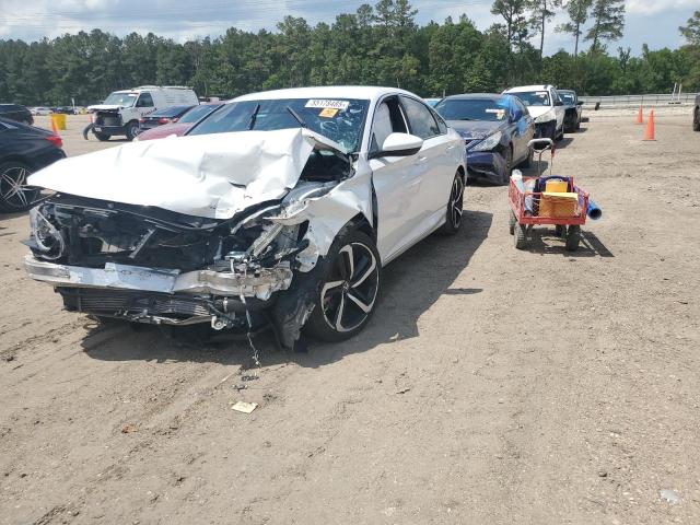 HONDA ACCORD SPO 2018 white  gas 1HGCV1F36JA120341 photo #1