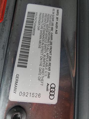 2024 AUDI A5 PREMIUM WAUFACF52RA080028