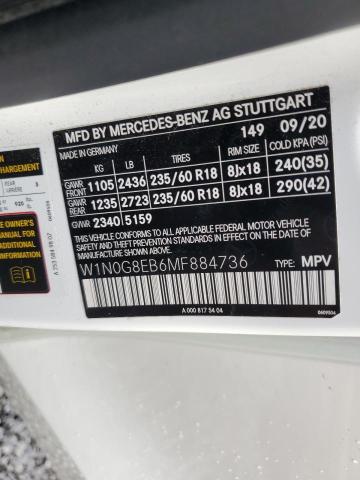 2021 MERCEDES-BENZ GLC 300 4M W1N0G8EB6MF884736