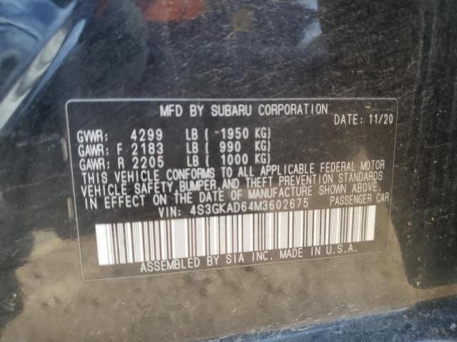 2021 SUBARU IMPREZA PR - 4S3GKAD64M3602675