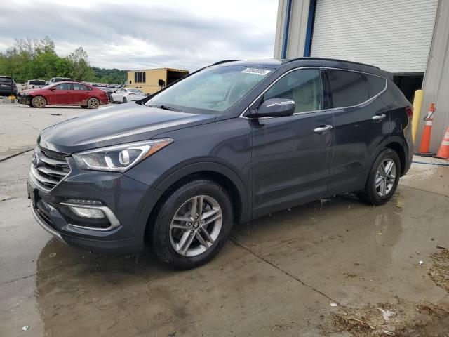 Vin: 5xyzu3lb3jg514964, lot: 55040095, hyundai santa fe 2018 img_1