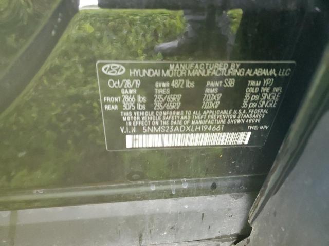 2020 HYUNDAI SANTA FE S - 5NMS23ADXLH194661
