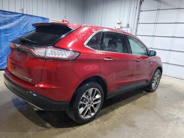 Vin: 2fmtk4k85fbc36132, lot: 57864985, ford edge titanium 20153