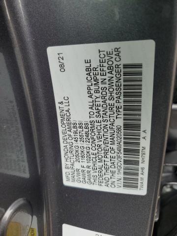 2021 HONDA ACCORD HYB 1HGCV3F54MA020580