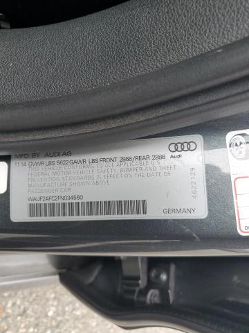 2015 AUDI S6 WAUF2AFC2FN034560