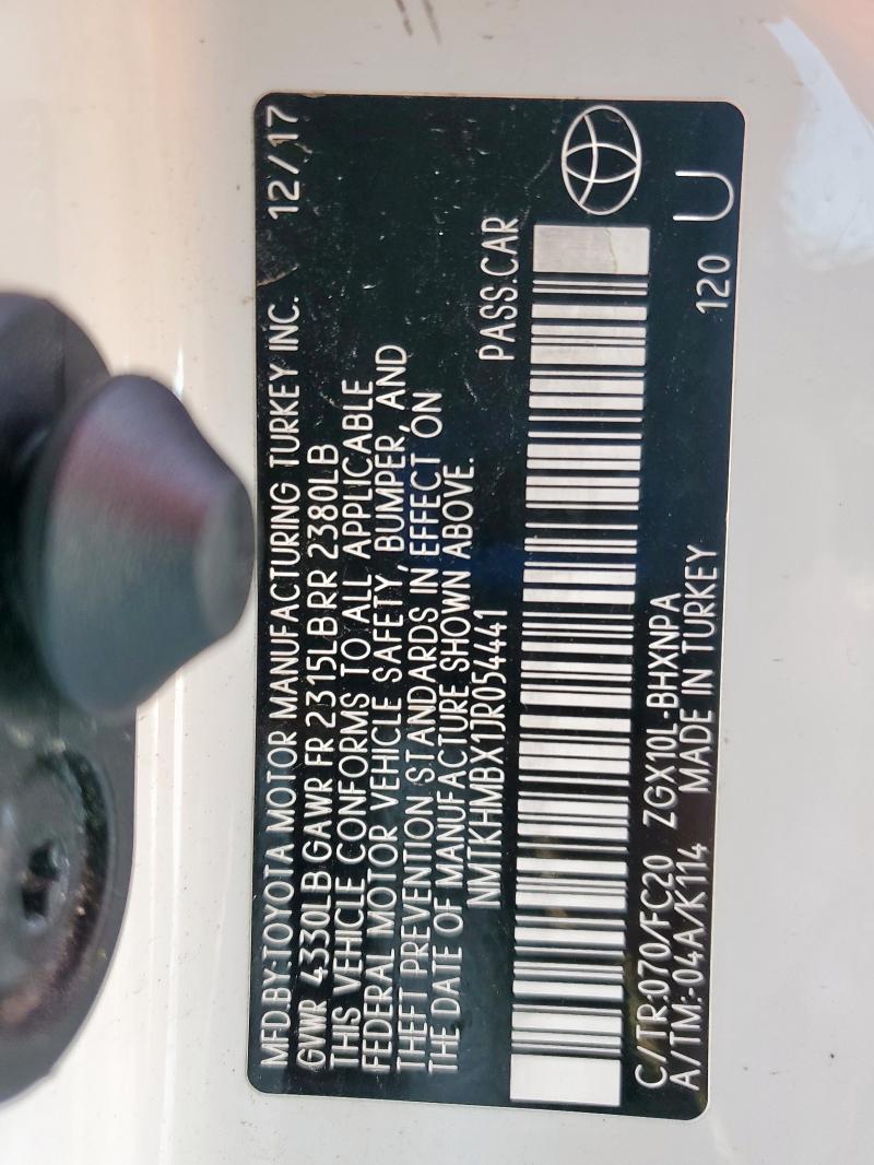 2018 TOYOTA C-HR XLE - NMTKHMBX1JR054441