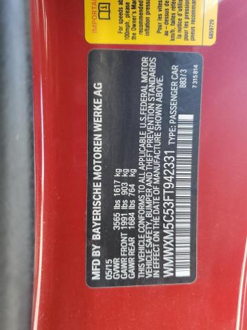 2015 MINI COOPER - WMWXM5C53FT942331