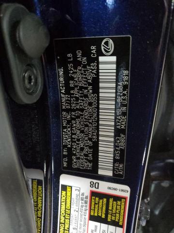 2022 LEXUS ES - 58AD11D12NU010055