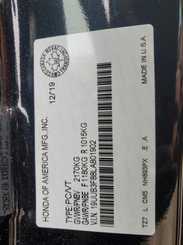 2020 ACURA TLX ADVANC 19UUB3F88LA801902