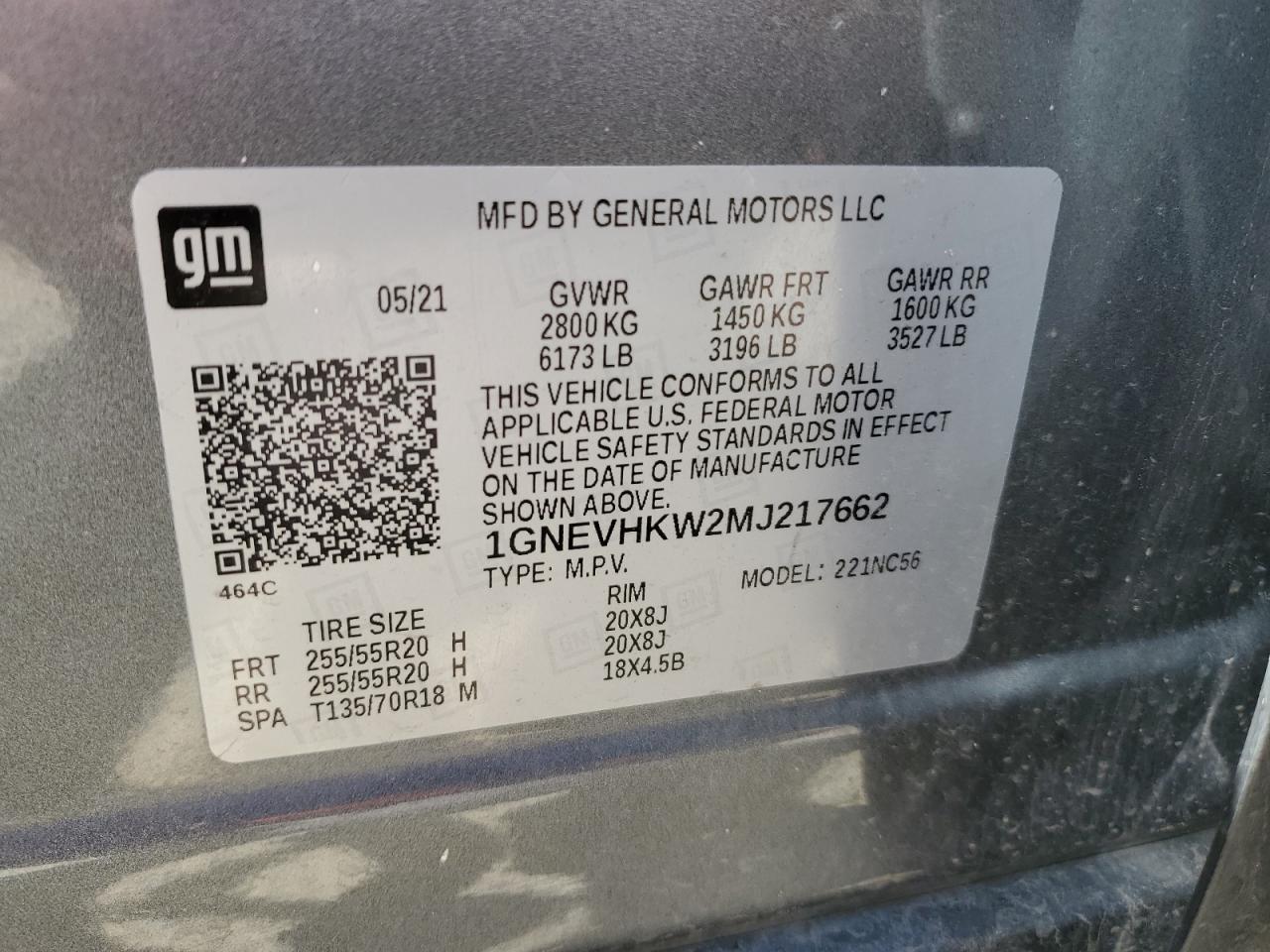 CHEVROLET TRAVERSE LT