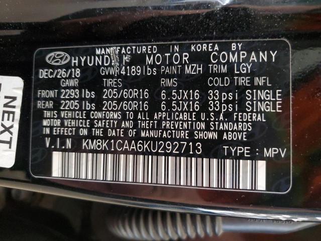 2019 HYUNDAI KONA SE - KM8K1CAA6KU292713