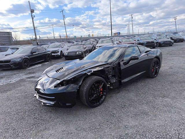 CHEVROLET CORVETTE S 2019 black  Gasoline 1G1YB2D75K5109066 photo #1