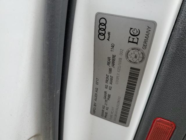 2018 AUDI A4 PROGRES WAUBNAF46JA028453