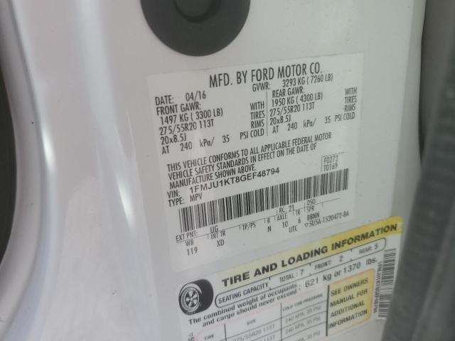 2016 FORD EXPEDITION 1FMJU1KT8GEF48794