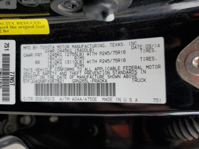 2015 TOYOTA TACOMA DOU - 5TFJU4GN8FX067821