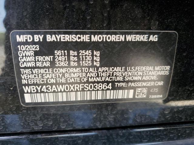 2024 BMW I4 EDRIVE WBY43AW0XRFS03864