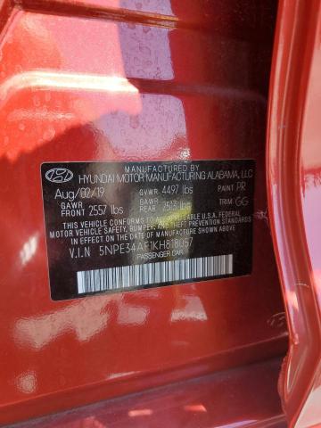 2019 HYUNDAI SONATA LIM - 5NPE34AF1KH818057