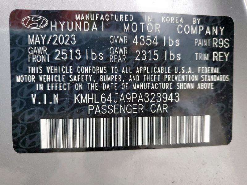 2023 HYUNDAI SONATA SEL - KMHL64JA9PA323943