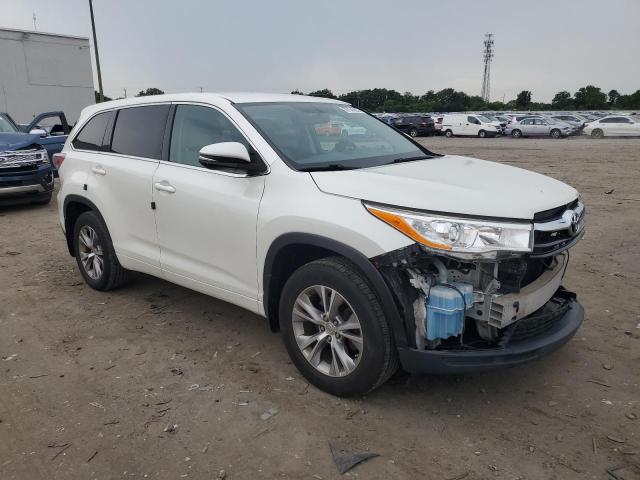 Vin: 5tdbkrfh8fs160217, lot: 59154605, toyota highlander le 20154