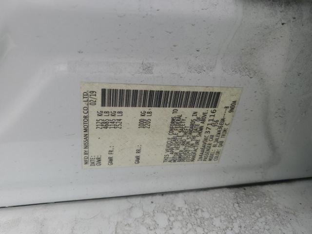 2019 NISSAN MAXIMA S - 1N4AA6AV0KC371116