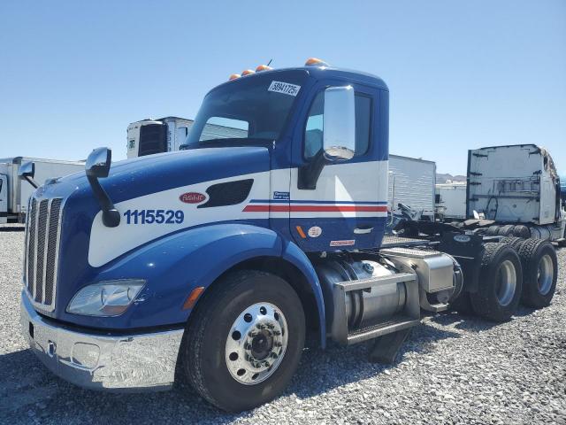 PETERBILT 579 2019 blue  diesel 1XPBDP9X1KD235264 photo #3