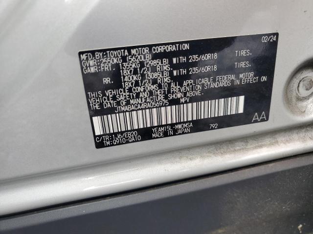 2024 TOYOTA BZ4X XLE JTMABACA4RA056975