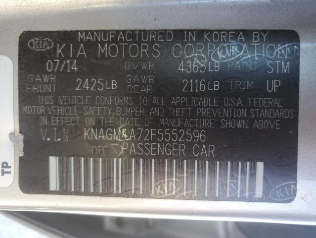 2015 KIA OPTIMA LX - KNAGM4A72F5552596