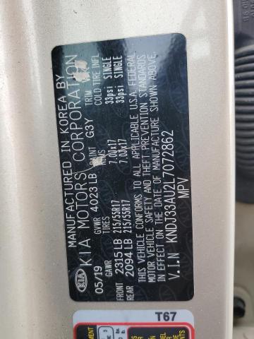 2020 KIA SOUL EX KNDJ33AU2L7072862