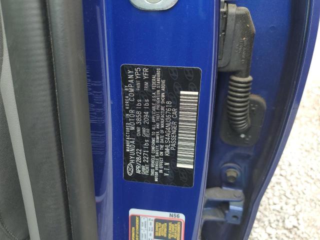 2022 HYUNDAI ELANTRA SE - KMHLS4AG4NU367618