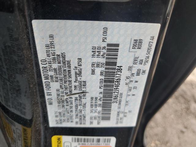 2016 LINCOLN MKZ 3LN6L2J94GR617384