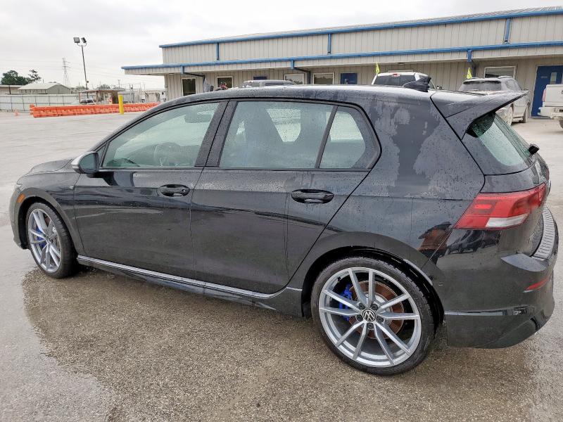 VOLKSWAGEN GOLF R 2024 black  gas WVWEB7CD8RW221296 photo #3