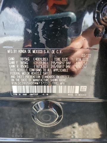 2022 HONDA HR-V LX 3CZRU5H33NM737232