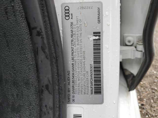 2017 AUDI A6 COMPETI WAUF3AFCXHN005307