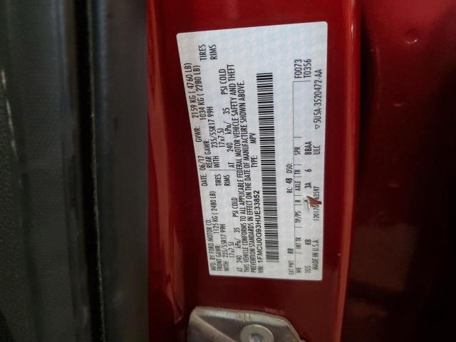 2017 FORD ESCAPE SE - 1FMCU0G93HUE33852