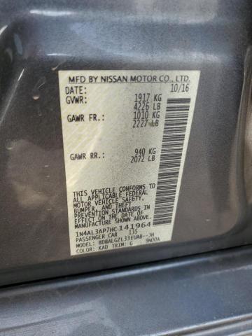 2017 NISSAN ALTIMA 2.5 1N4AL3AP7HC141964