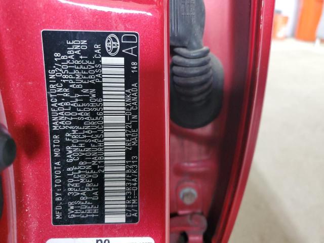 2018 TOYOTA COROLLA L - 2T1BURHE5JC056556