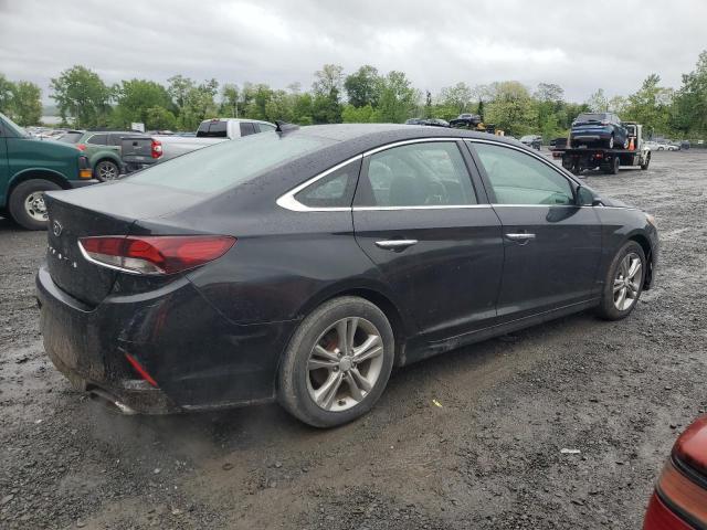 HYUNDAI SONATA SPO 2018 black  gas 5NPE34AF2JH615032 photo #4