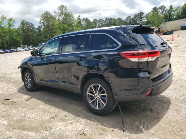 Vin: 5tdkzrfh1ks369353, lot: 56796205, toyota highlander se 20192