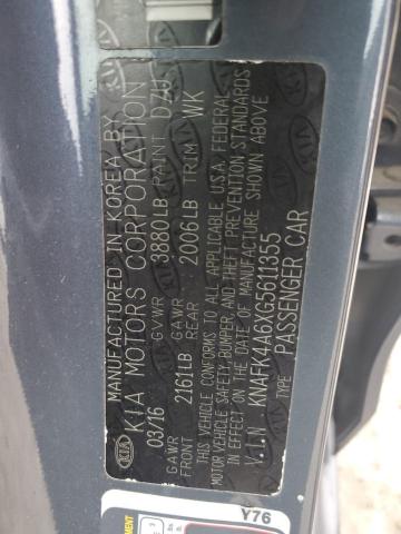 2016 KIA FORTE LX - KNAFK4A6XG5611355